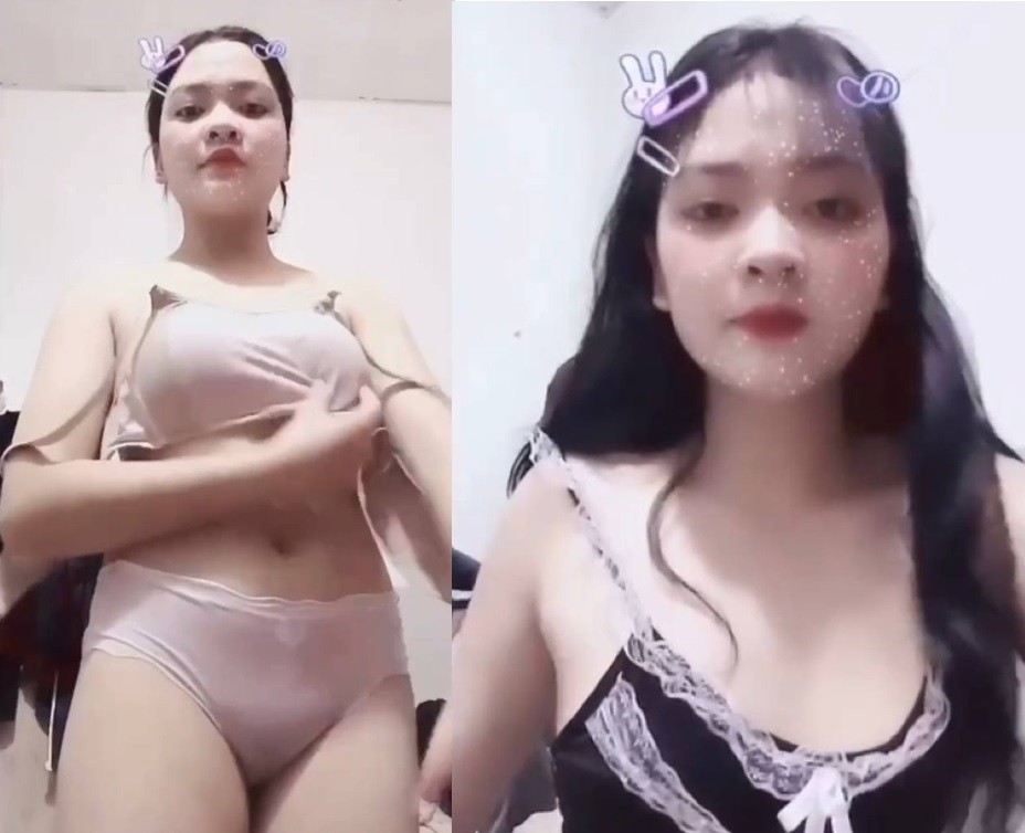 Cặp mông tròn và sạch sẽ của em gái dâm đãng