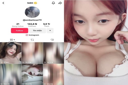Huyền Trân vú to nằm sướng ngất ngây